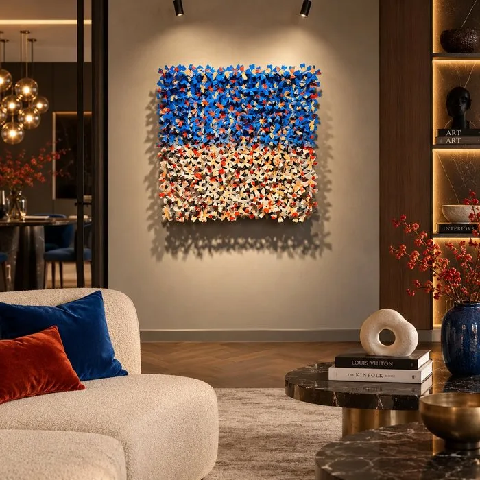 Swen Van der Sangen - Sakura 'Denim Napoli 'High Gloss - Sakura series -something rare and alive!