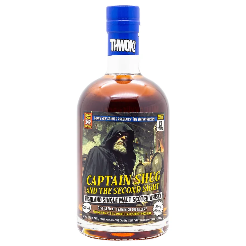 Brave New Spirits Teaninich 13 Years Captain Shug and the Second Sight Whisky Heroes (70cl, 51.9%)