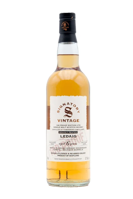 Ledaig 6 Year Old 2020 | Signatory 100 Proof #76 (70cl, 57.1%)
