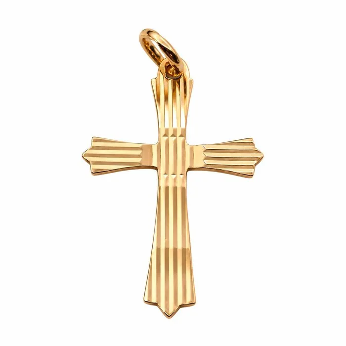Pendant - 18 kt. Yellow gold - Made in Italy - Handmade