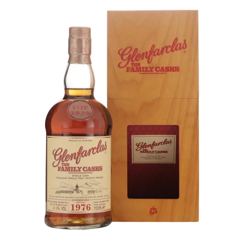 Glenfarclas – 1976 Family Cask #3105 / Summer 2014 (70cl, 41.80%)