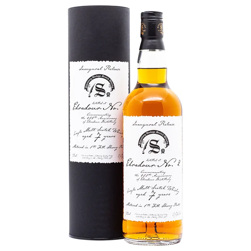 Signatory Vintage Edradour 7 Year Old 2018/2025 Inaugural Release 200th Anniversary (70cl, 57.1%)