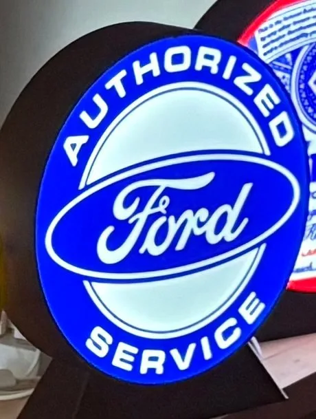 Retro Ford sign replica - Backlight publicity sign - Plastic