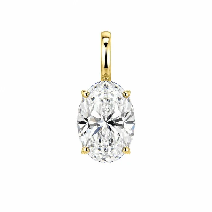 Pendant - 14 kt. Yellow gold - 2.08ct. tw. Diamond (Lab-grown)