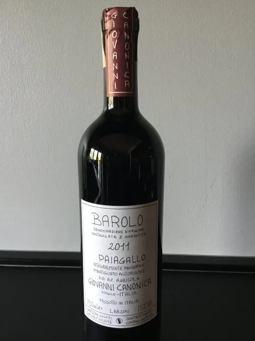 2011 Giovanni Canonica, Paiagallo - Barolo - 1 Bottle (0.75L)