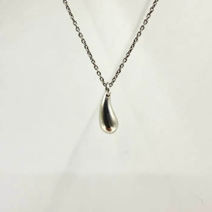 Tiffany & Co. - Necklace - Elsa Peretti Teardrop - Sterling Silver 925 - 40 cm Silver