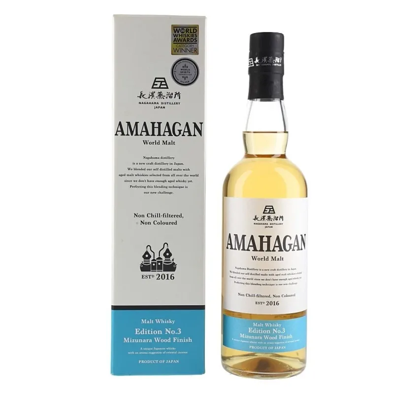 Amahagan World Malt Edition No.3 Mizunara Wood Finish (2019)