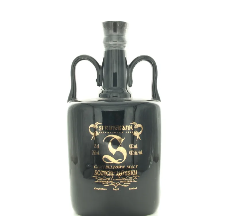 Springbank Campbeltown Malt (Black Ceramic Two-Handled Decanter)