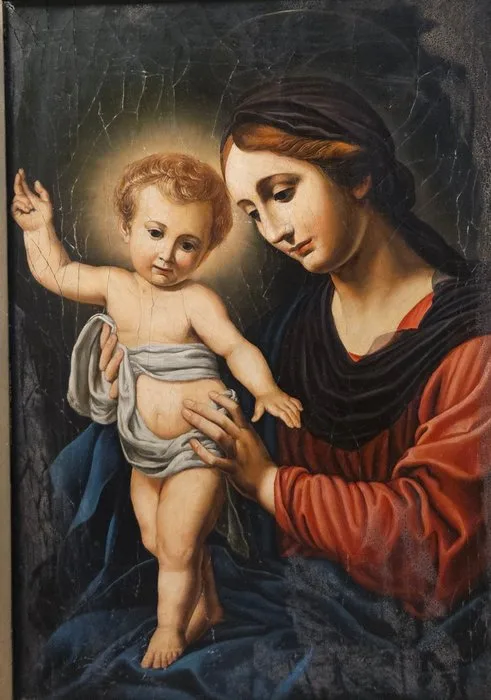 Carlo Dolci (1616-1686), After - Madonna mit Kind