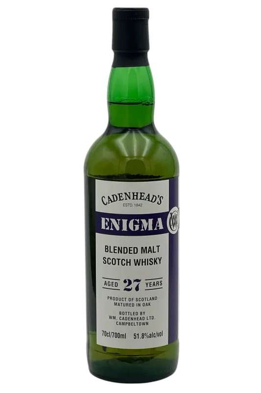 Cadenhead's Enigma 27 Year Old Blended Malt Scotch Whisky