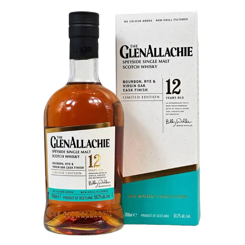 GlenAllachie – 12 Year Old 2014 Bourbon, Rye & Virgin Oak Cask Finish China Exclusive Cask Strength (70cl, 59.2%)