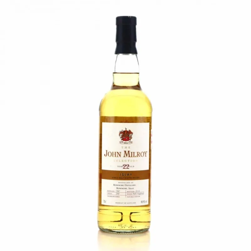 Bowmore – 22 Year Old 1987 John Milroy Single Refill Hogshead #2787 (2010) (70cl, 48.4%)