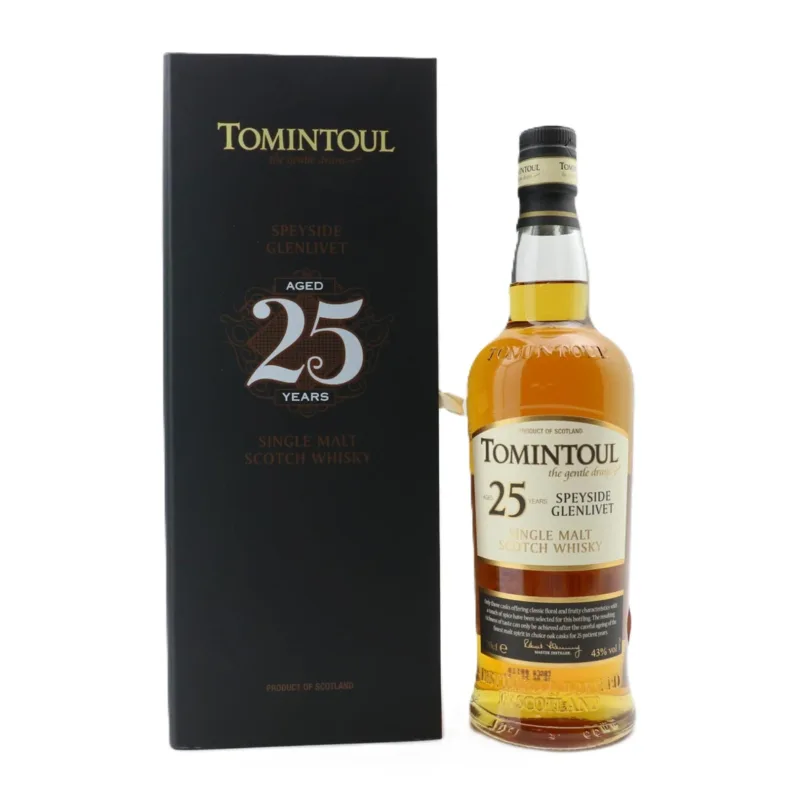 Tomintoul – 25 Year Old Speyside Single Malt Scotch Whisky (2020) (70cl, 43%)