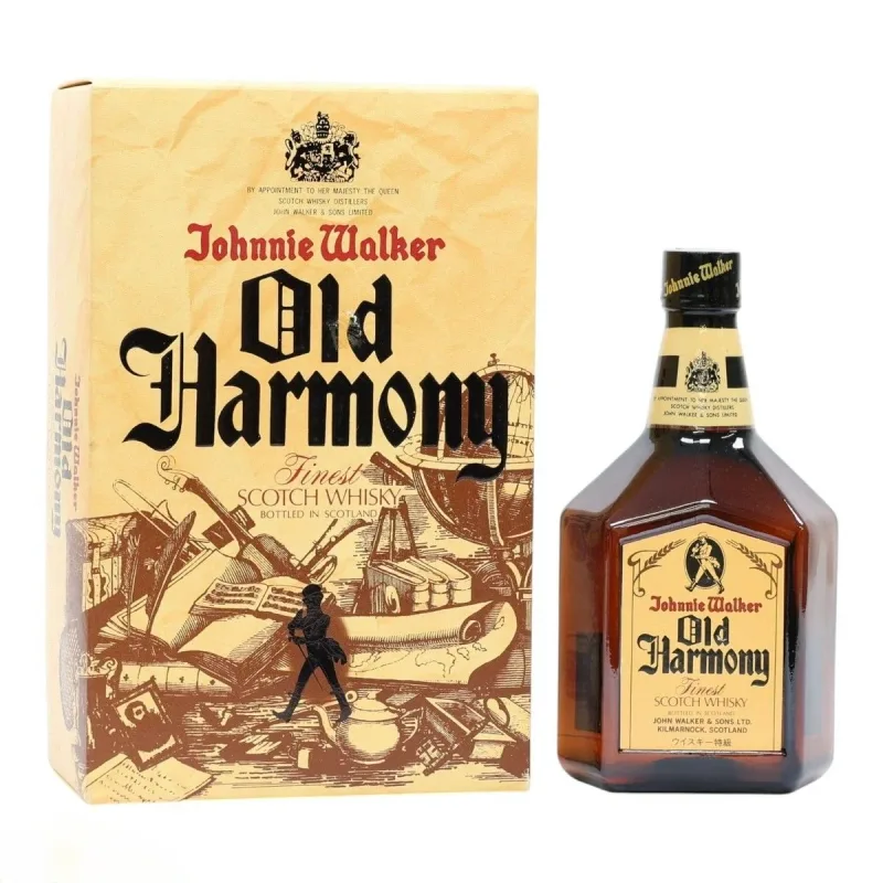 Johnnie Walker Old Harmony Finest Blended Scotch Whisky 1970s (75cl, 43%)
