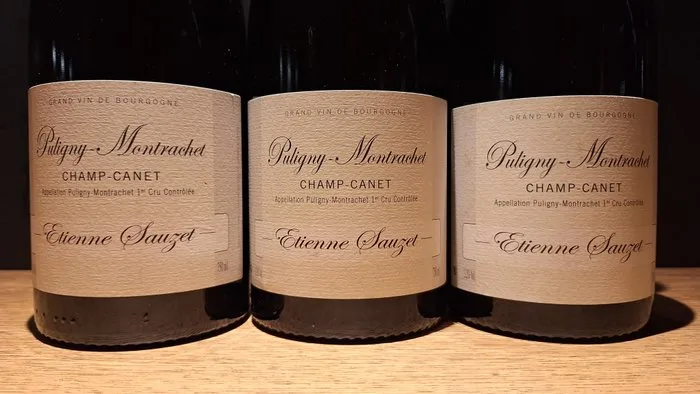 2013, 2014 & 2015 Etienne Sauzet "Champs Canet" - Burgundy 1er Cru - 3 Bottles (0.75L)