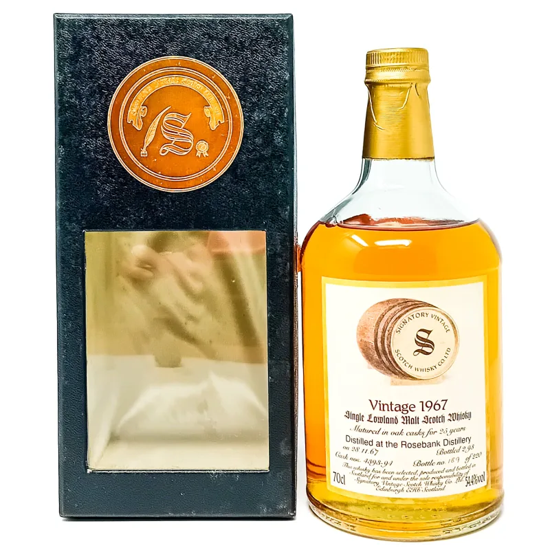 Rosebank – 1967 25 Year Old Signatory Vintage