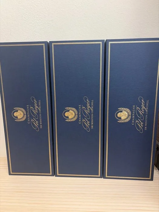 2015 Pol Roger, Sir Winston Churchill - Champagne - 3 Bottles (0.75L)