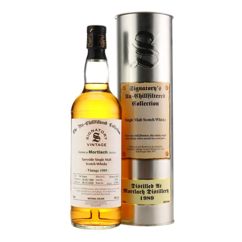 Mortlach – 1989 Signatory Vintage 14 Year Old