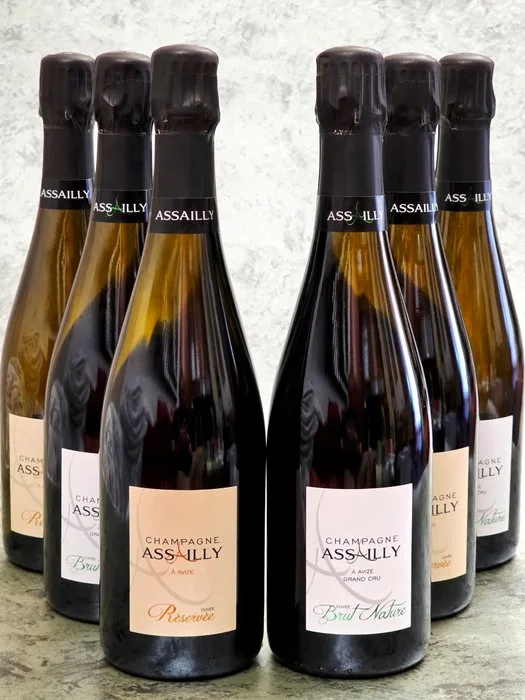 Assailly, Cuvée Réservée / Cuvée Brut Nature - Avize, Champagne Brut Nature, Brut - 6 Bottle (0.75L)