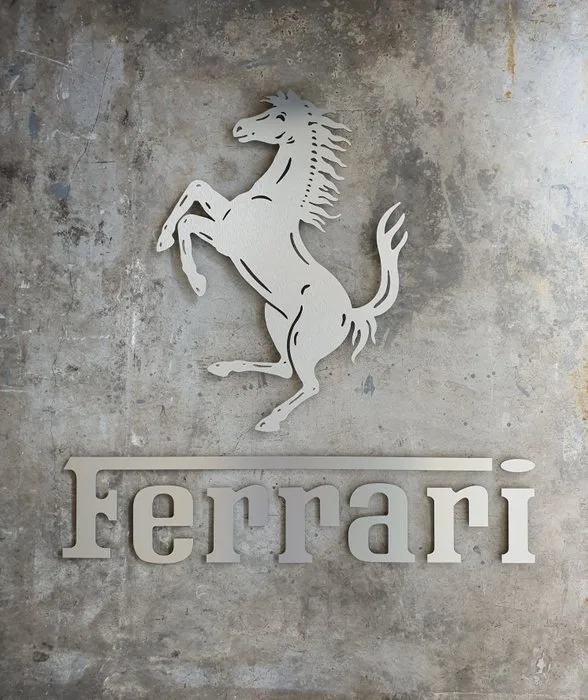 Sign - Ferrari - Professional wall Pack Cavallino Rampante - Aluminium*- Large Size