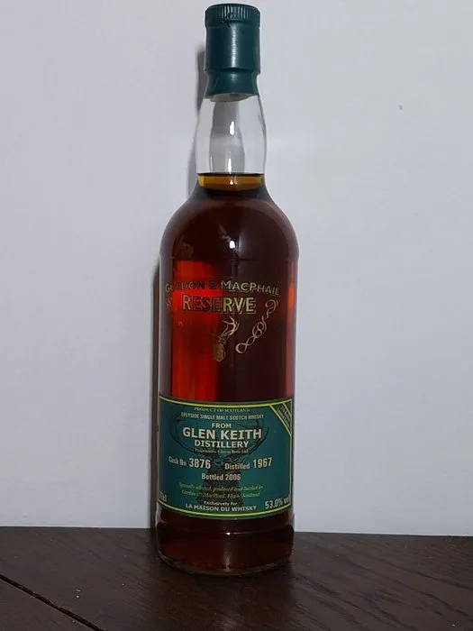 Glen Keith 1967 38 years old Cask no. 3876 - Gordon & MacPhail - b. 2006 - 70cl