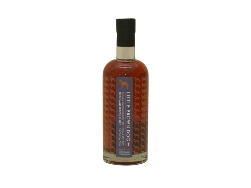 Royal Brackla – 12 Year Old Sherry Butt Little Brown Dog Exclusive to Denmark