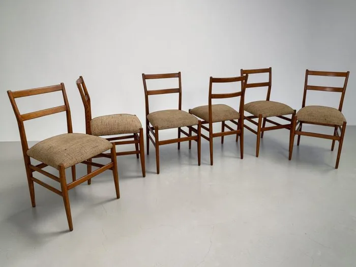 Cassina - Gio Ponti - Chair (6) - 646 "Leggera" - Wood
