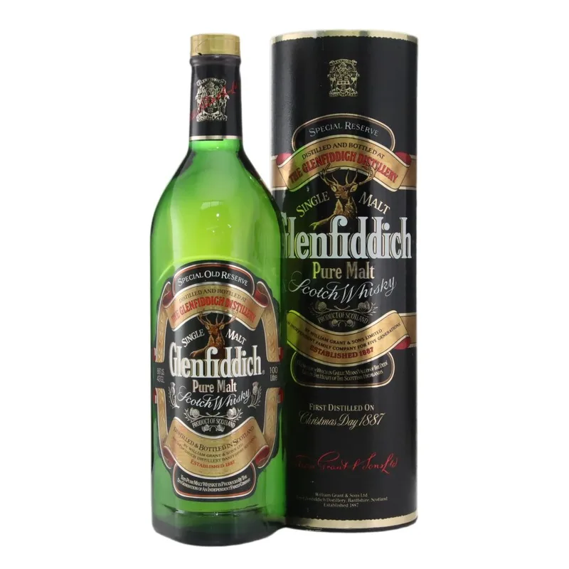 Glenfiddich – Pure Malt 1 Litre 1980s (1 Litre, 86.00%)