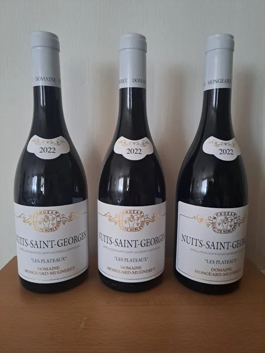 2022 Domaine Mongeard-Mugneret "Les Plateaux" - Nuits St. Georges - 3 Bottles (0.75L)