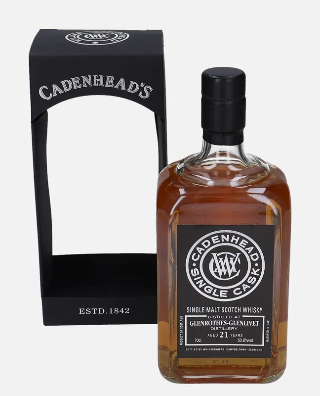 Glenrothes – 1996 21 Year Old Wm. Cadenhead Single Cask (70cl, 50.8%)