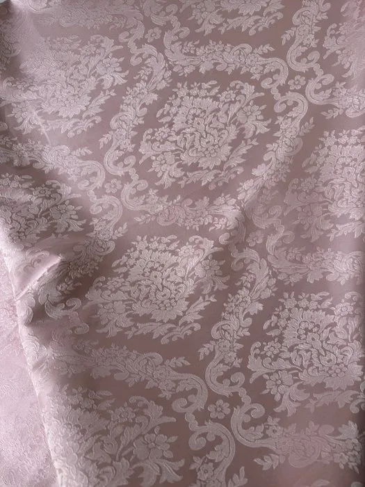 Luxurious Venetian San Leucio light pink damask fabric - Textile - 2.8 m - 2.48 m