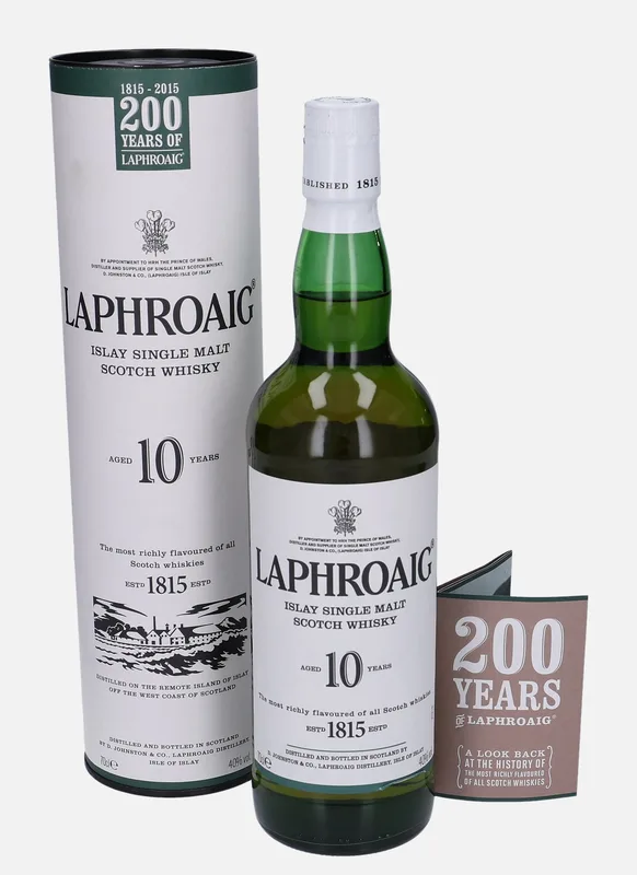 Laphroaig – 10 Year Old (70cl, 40%)
