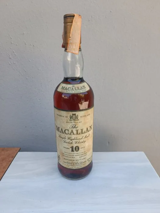 Macallan 10 years old Sherry Wood - b. 1980s - 75cl