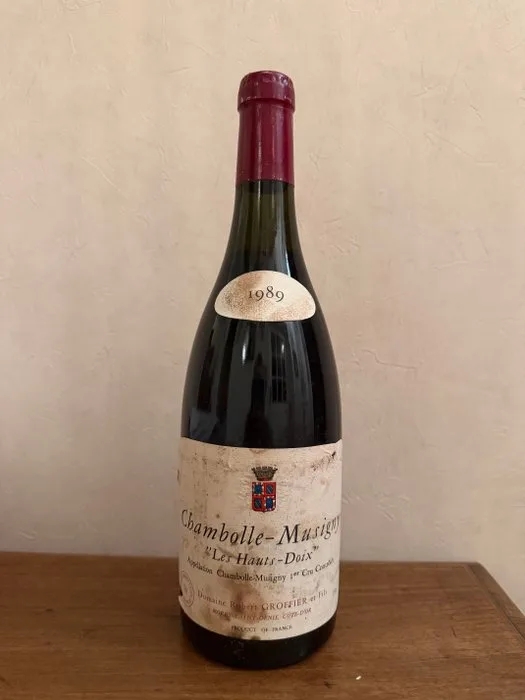 1989 Domaine Groffier "Les Hauts-Doix" - Chambolle Musigny 1er Cru - 1 Bottle (0.75L)