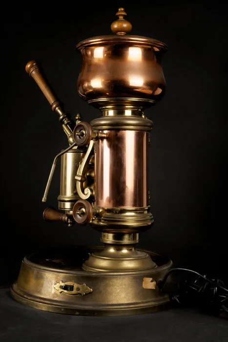 Coffee pot - Copper, Brass - Stefano Ugolini espresso machine - coffee machine