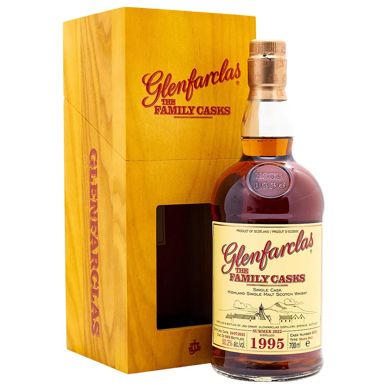 Glenfarclas – Family Casks 1995 Summer 2022 Cask 6651 Single Malt Scotch Whisky (70cl, 58.2%)