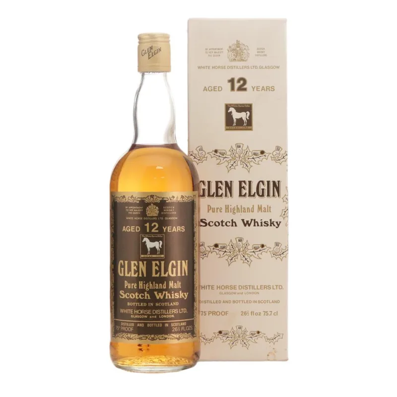 Glen Elgin – 12 Year Old - White Horse Distillers (26 2/3 fl oz, 75.00%)
