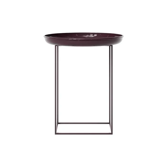 NORR11 - Coffee table - Duke Coffee Table small in Lacquered Maroon - Steel