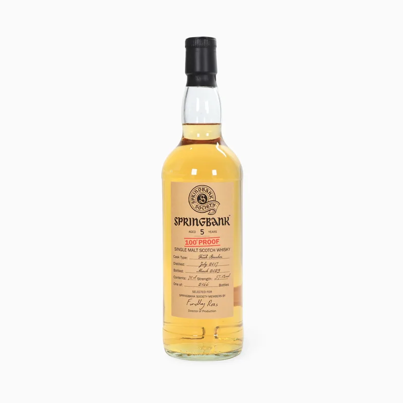 Springbank – 5 Year Old (2017) 100 Proof (Springbank Society)