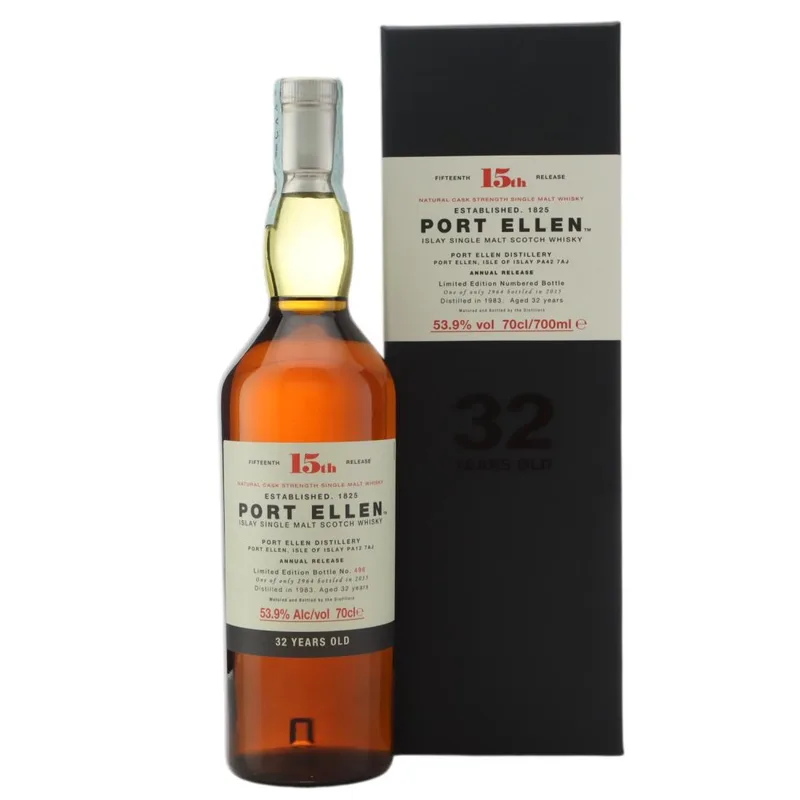 Port Ellen – 1983 Natural Cask Strength 32 Year Old - 15th Release