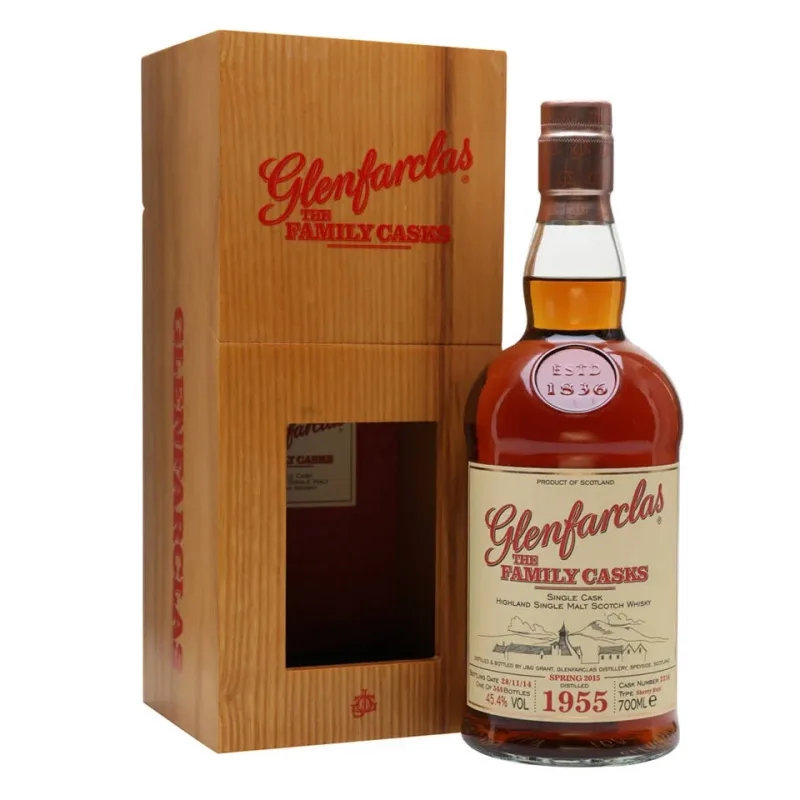 Glenfarclas – 1955 Family Casks 58 Year Old Single Cask #2216 (70cl, 45.4%)