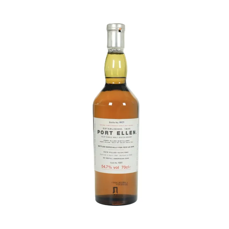 Port Ellen – 27 Year Old 1981 Feis Ile 2008 Single American Oak Cask #1301 (2008) (70cl)