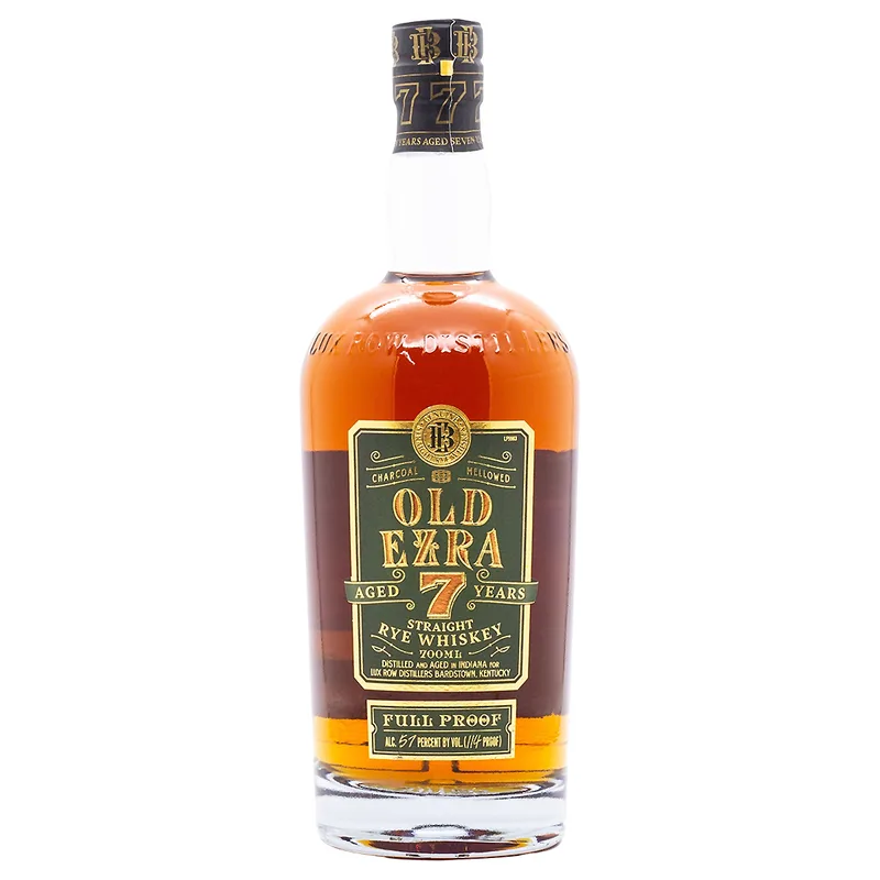 Ezra Brooks 7 Year Old Full Proof Straight Rye Whiskey (70cl, 57%)