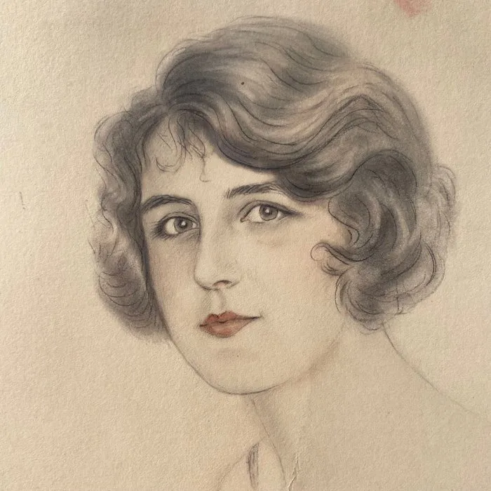 Christos Simatos (1900–1979) - Portrait féminin art déco (vendu