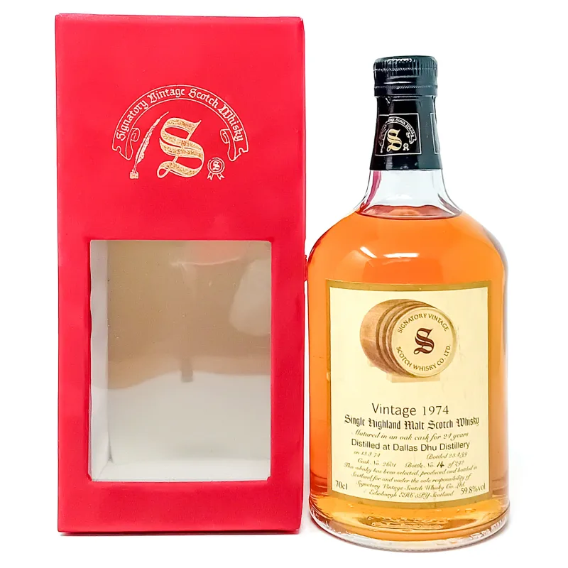 Dallas Dhu – 1974 24 Year Old Signatory Vintage