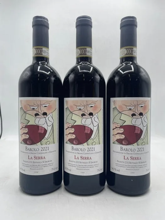 2021 Cesare Bussolo Barolo La Serra - Barolo - 3 Bottles (0.75L)