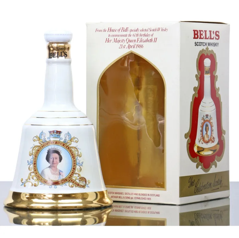 Bell's Queen Elizabeth's 60th Birthday Decanter (1986) (75cl, 43%)