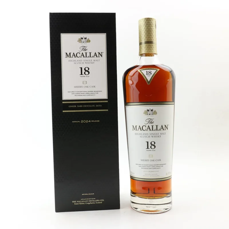 Macallan – 18 Year Old Sherry Oak 2024 Release (70cl, 43%)