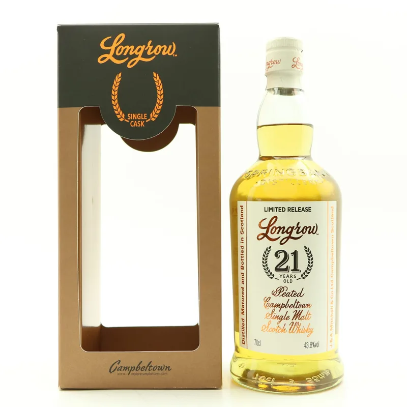 Longrow – 21 Year Old Single Cask For The UK (70cl, 43.8%)
