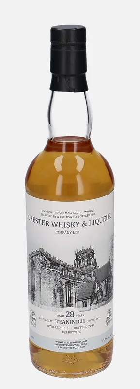 Teaninich – 1982 28 Year Old Chester Whisky & Liqueur (70cl, 51.7%)